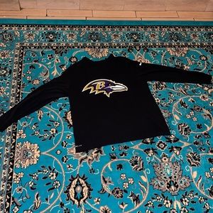 Men's Baltimore Ravens Logo Long Sleeve T-Shirt